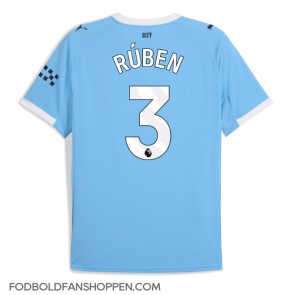 Manchester City Ruben Dias #3 Hjemmebanetrøje 2025-26 Kortærmet